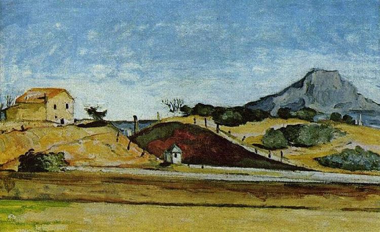 Paul Cezanne Der Bahndurchstich Germany oil painting art